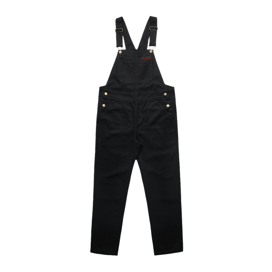 Black Patrol Womens Dungrees Front, Outdoor clothing overalls, 100% Duck Cotton Canvas